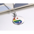 Online Religious Beautiful Items Gay Pride Stainless Steel Pendants